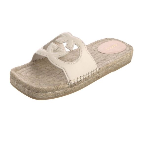 Gucci Leather Slides - Picture 1 of 5